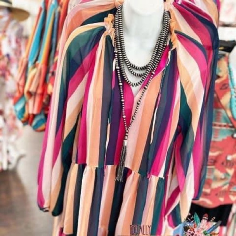 Fiesta Stripe Dress